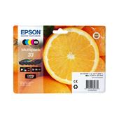 Epson 33 (T33374010) Original Claria Premium Standard Capacity Multipack (Orange)