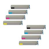 999inks Compatible Multipack Xerox 016-1977-80 2 Full Sets High Capacity Laser Toner Cartridges