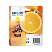 Epson 33 (T33444010) Yellow Original Claria Premium Standard Capacity Ink Cartridge (Orange)