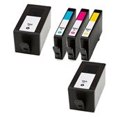 999inks Compatible Multipack HP 903XL 1 Full Set + 1 Extra Black Inkjet Printer Cartridges