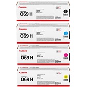 Canon 069H Full Set Original High Capacity Laser Toner Cartridges