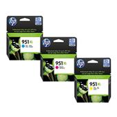 HP 951XL/CR712AE Full Set Original High Capacity Inkjet Printer Cartridges