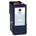 999inks Compatible Black Lexmark 32 Standard Capacity Inkjet Printer Cartridge