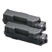999inks Compatible Twin Pack Kyocera TK-1160 Black Laser Toner Cartridges