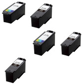 999inks Compatible Multipack Canon PG-585 and CL-586 2 Full Set + 1 EXTRA Black Inkjet Printer Cartr