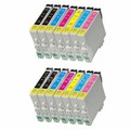 999inks Compatible Multipack Epson T0331 2 Full Sets + 2 FREE Black Inkjet Printer Cartridges
