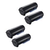 999inks Compatible Quad Pack Dell 593-11171 Black Extra High Capacity Laser Toner Cartridges