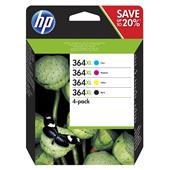 HP 364XL Black and Colour Ink Cartridge Multipack (N9J74AE)