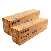 Toshiba T-1640E Black Orignal Laser Toner Cartridge Twin Pack