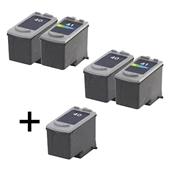999inks Compatible Multipack Canon PG-40 and CL-41 2 Full Sets + 1 Extra Black Inkjet Printer Cartridges