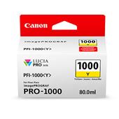 Canon PFI-1000Y Yellow Original Ink Cartridge