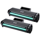 999inks Compatible Twin Pack Samsung MLT-D1042S Black Laser Toner Cartridges