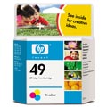 HP 49 Tri-Colour Original Inkjet Print Cartridge (51649A)
