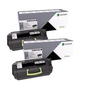 Lexmark 53B0HA0 Black Original High Capacity Laser Toner Cartridge Twin Pack
