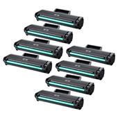 999inks Compatible Eight Pack Samsung MLT-D1042S Black Laser Toner Cartridges