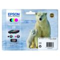 Epson 26 (T261640) Original Claria Premium Standard Capacity Multipack (Polar Bear)