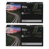 HP 162A/W1620A Black Original Standard Capacity Laser Toner Cartridges Twin Pack