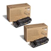 Xerox 106R03620 Black Original Standard Capacity Laser Toner Cartridge Twin Pack