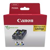 Canon CLI-36 Colour Original Ink Cartridge Twin Pack