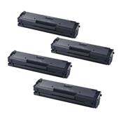 999inks Compatible Quad Pack Samsung MLT-D111L Black High Capacity Laser Toner Cartridges