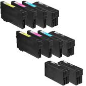 999inks Compatible Multipack Epson 408LBK/C/M/Y 2 Full Sets + 2 FREE Black Inkjet Printer Cartridges