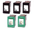 999inks Compatible Multipack HP 338/343 2 Full Sets + 1 Extra Black Inkjet Printer Cartridges
