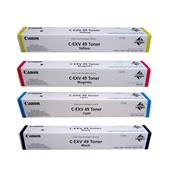 Canon C-EXV49 Full Set Original Laser Toner Cartridges