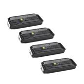 999inks Compatible Quad Pack Kyocera TK-7105 Black Laser Toner Cartridges