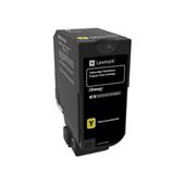 Lexmark 84C2HY0 Yellow Original High Capacity Return Programme Toner Cartridge