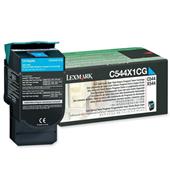 Lexmark C544X1CG Cyan Original Extra High Capacity Return Programme Toner Cartridge