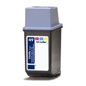 999inks Compatible Colour HP 49 Inkjet Printer Cartridge