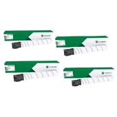 Lexmark 76C00K0/Y0 Full Set Original Laser Toner Cartridges