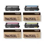Brother TN625XXLBK/Y Full Set High Capacity Original Toner Cartridges