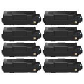 999inks Compatible Eight Pack Kyocera TK-1260 Black Laser Toner Cartridges