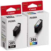 Canon PG-585/CL-586 Full Set Standard Capacity Original Inkjet Printer Cartridges