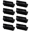999inks Compatible Eight Pack Oki 01279001 Black Laser Toner Cartridges