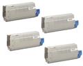 999inks Compatible Multipack OKI 44318605/08 1 Full Set Laser Toner Cartridges