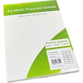 Alpa Cartridge A4 Multipurpose Labels 14 Per Sheet 99.1 x 38.1mm (White) Pk of 100