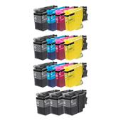 Multipack Brother LC528 Extra High Capacity Inkjet Cartridge 3 Full Sets + 3 FREE BLACK Inkjet