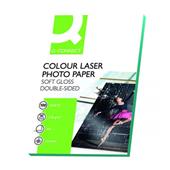 Q-Connect White Soft Gloss Photo Paper 210gsm A4 (Pack of 100)