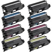 999inks Compatible Multipack Brother TN821XXL 2 Full Sets Extra High Capacity Laser Toner Cartridges