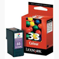 Lexmark No.33 Colour Original Ink Cartridge