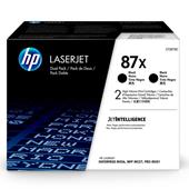 HP 87X Black Original High Capacity Toner Cartridge - Twin (CF287XD)