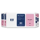 No.83 Light Magenta Pigment-Based UV-Resistant Ink CartridgePrinthead and Printhead Cleaner Bundle - Value Pack (C5005A)