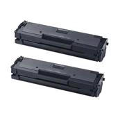 999inks Compatible Twin Pack Samsung MLT-D111L Black High Capacity Laser Toner Cartridges