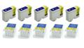 999inks Compatible Multipack Epson S187/T001 5 Full Sets Inkjet Printer Cartridges