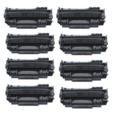 999inks Compatible Eight Pack Canon 719 Black Standard Capacity Laser Toner Cartridges