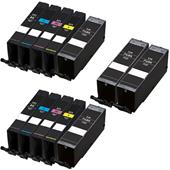 999inks Compatible Multipack Canon PGI-530PGBK/CLI-531BK/C/M/Y 2 Full Sets + 2 FREE Black Cartridges