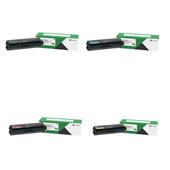 Lexmark C340X10/40 Full Set Original High Capacity Toner Cartridges