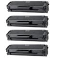 999inks Compatible Quad Pack Samsung MLT-D101S Black Laser Toner Cartridges